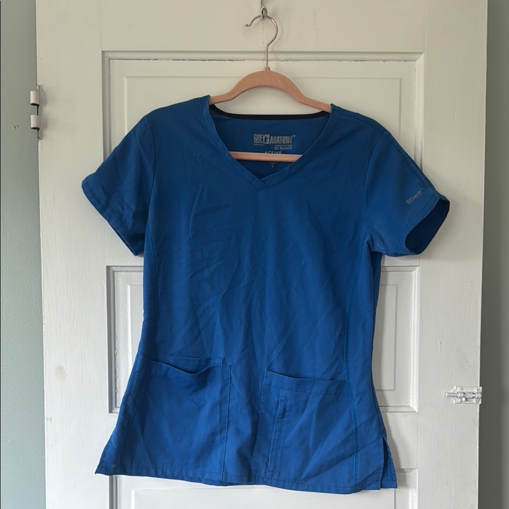Grey’s Anatomy Royal Blue Scrub Top